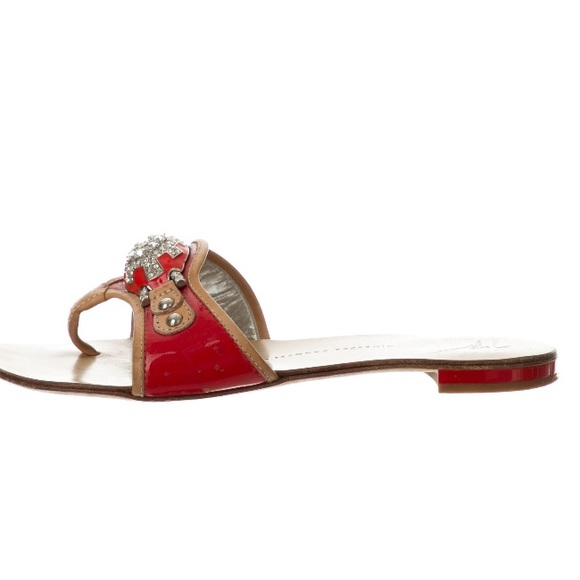 GIUSEPPE ZANOTTI Red Diamond Sandals - Picture 2 of 7